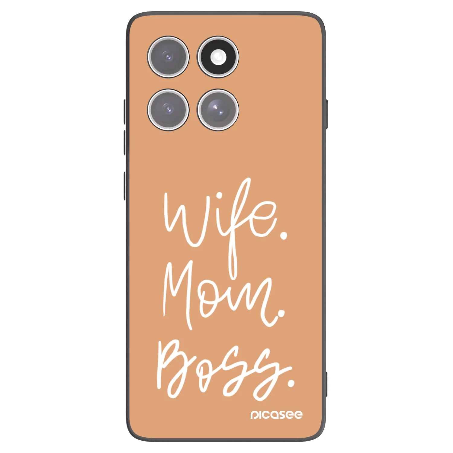Picasee fekete szilikon tok az alábbi mobiltelefonokra Motorola Edge 60 Fusion - Boss Mama