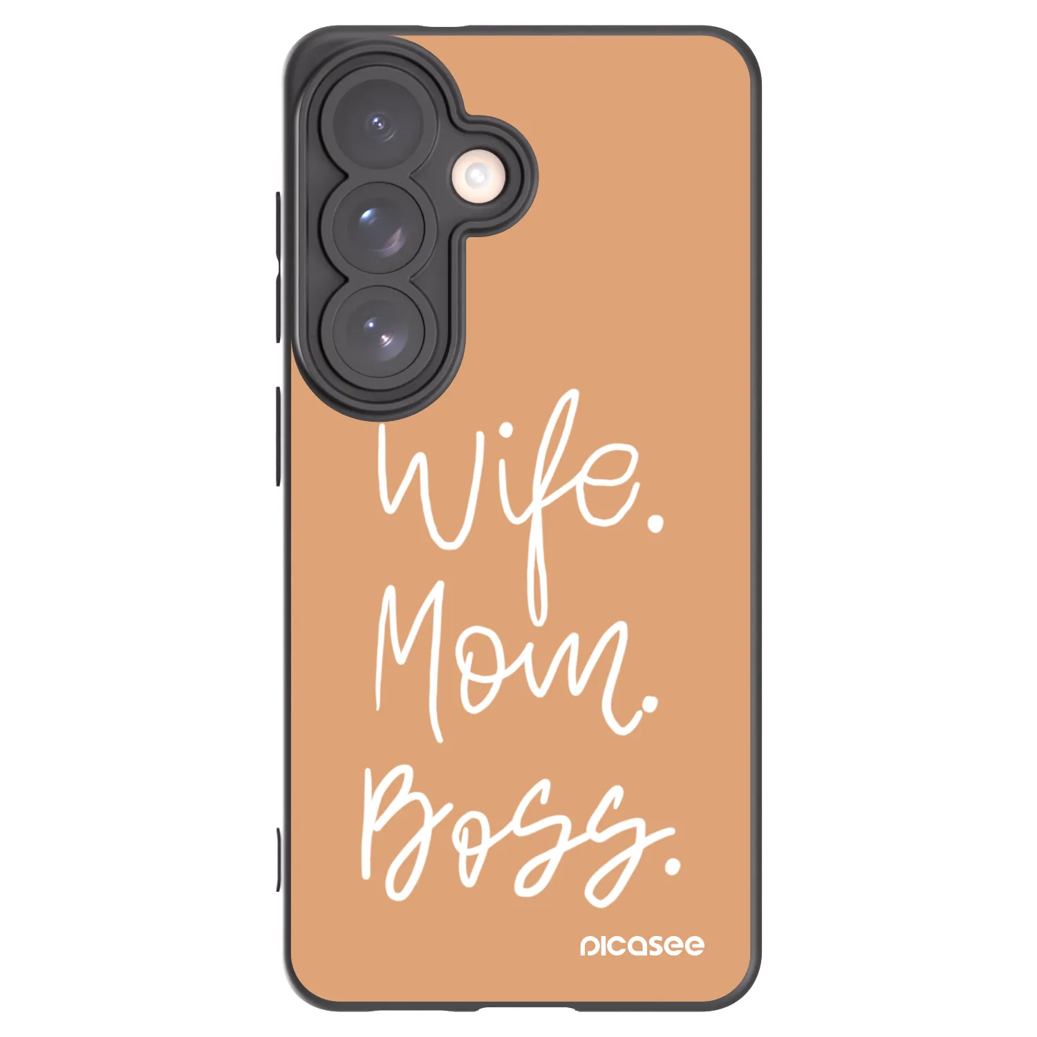 Picasee fekete szilikon tok az alábbi mobiltelefonokra Samsung Galaxy S26 - Boss Mama