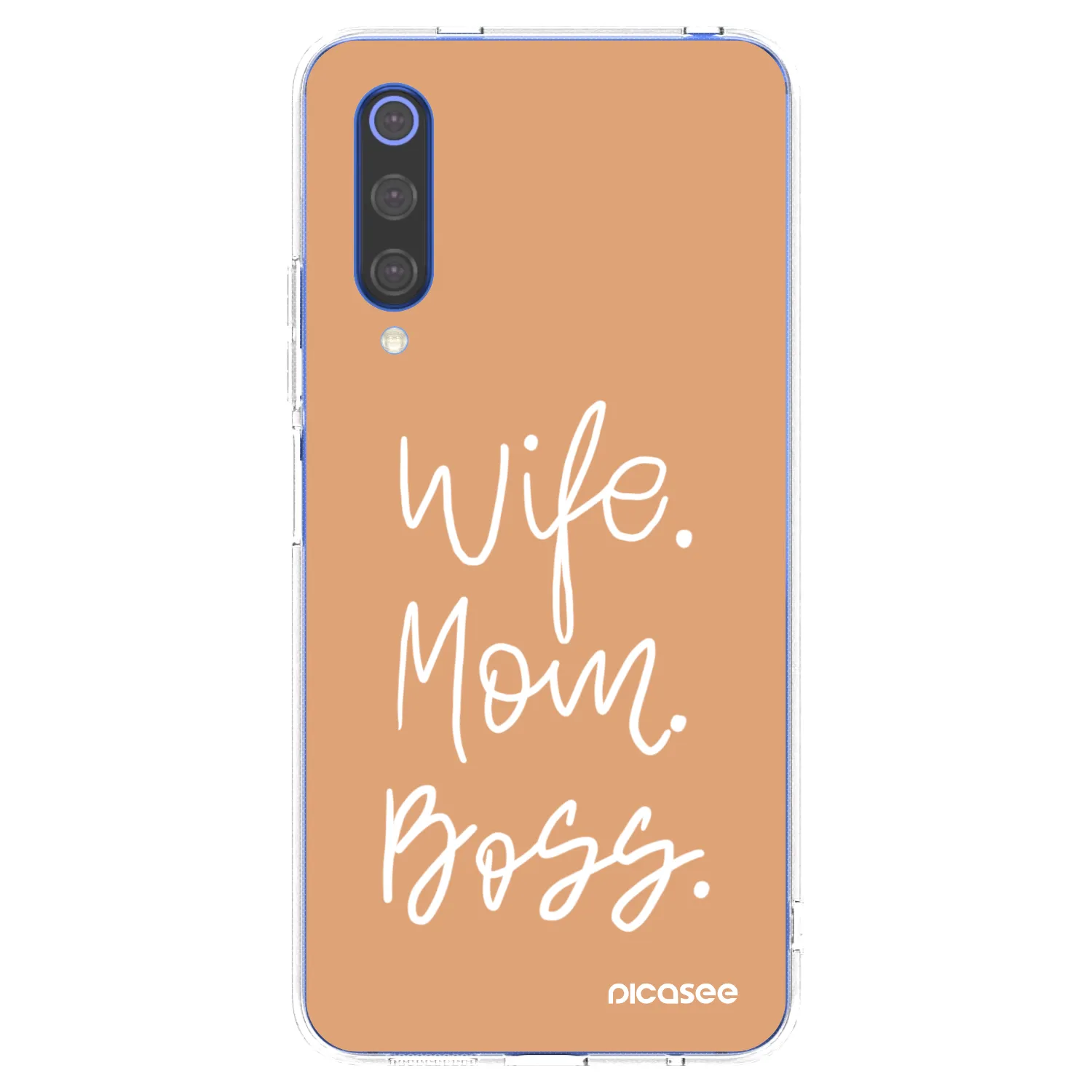 Picasee átlátszó szilikon tok az alábbi mobiltelefonokra Xiaomi Mi 9 SE - Boss Mama