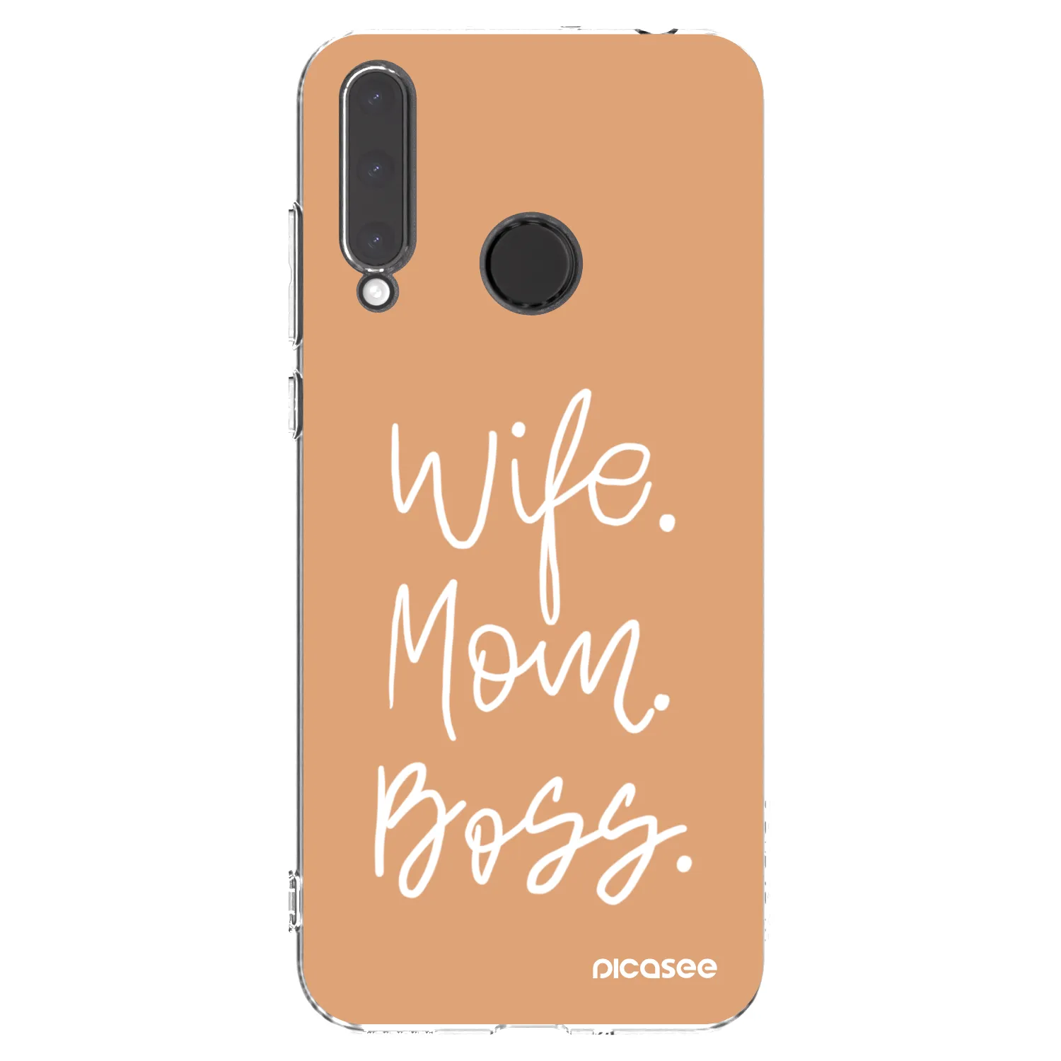 Picasee átlátszó szilikon tok az alábbi mobiltelefonokra Honor 20 Lite - Boss Mama