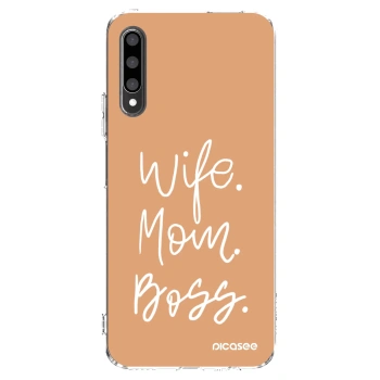 Picasee átlátszó szilikon tok az alábbi mobiltelefonokra Honor 9X Pro - Boss Mama
