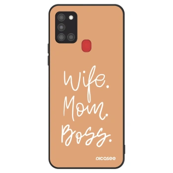 Szilikon tok erre a típusra Samsung Galaxy A21s - Boss Mama