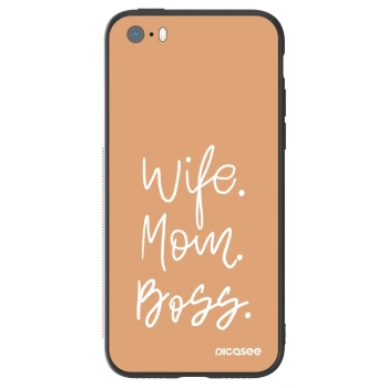 Szilikon tok erre a típusra Apple iPhone 5/5S/SE - Boss Mama