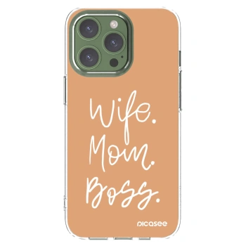 Picasee átlátszó szilikon tok az alábbi mobiltelefonokra Apple iPhone 13 Pro - Boss Mama