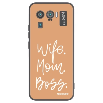 Picasee fekete szilikon tok az alábbi mobiltelefonokra Xiaomi Mi 11 Ultra - Boss Mama