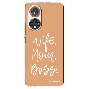 Picasee átlátszó szilikon tok az alábbi mobiltelefonokra Huawei Nova 9 - Boss Mama