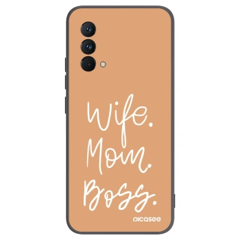 Picasee fekete szilikon tok az alábbi mobiltelefonokra Realme GT Master Edition 5G - Boss Mama