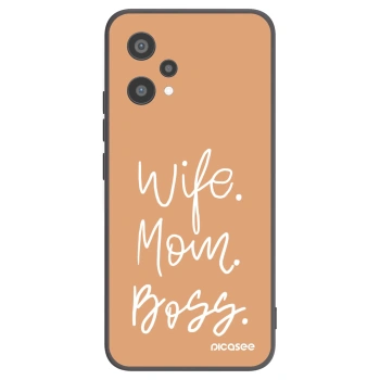 Picasee fekete szilikon tok az alábbi mobiltelefonokra Realme 9 Pro 5G - Boss Mama