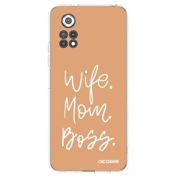 Picasee átlátszó szilikon tok az alábbi mobiltelefonokra Xiaomi Poco X4 Pro 5G - Boss Mama