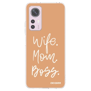 Picasee átlátszó szilikon tok az alábbi mobiltelefonokra Xiaomi 12 - Boss Mama
