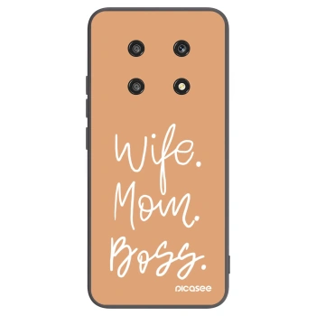 Picasee fekete szilikon tok az alábbi mobiltelefonokra Honor Magic4 Lite 5G - Boss Mama