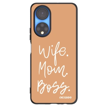 Picasee fekete szilikon tok az alábbi mobiltelefonokra Honor X7 - Boss Mama