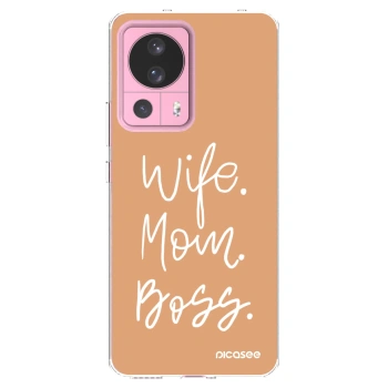 Picasee átlátszó szilikon tok az alábbi mobiltelefonokra Xiaomi 13 Lite - Boss Mama