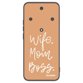 Picasee fekete szilikon tok az alábbi mobiltelefonokra Honor Magic5 Lite 5G - Boss Mama