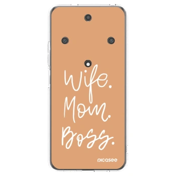Picasee átlátszó szilikon tok az alábbi mobiltelefonokra Honor Magic5 Lite 5G - Boss Mama