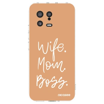 Picasee átlátszó szilikon tok az alábbi mobiltelefonokra Xiaomi 13 - Boss Mama