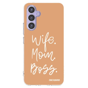 Picasee átlátszó szilikon tok az alábbi mobiltelefonokra Samsung Galaxy A54 5G A546B - Boss Mama
