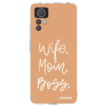 Picasee átlátszó szilikon tok az alábbi mobiltelefonokra Xiaomi Redmi Note 12S - Boss Mama