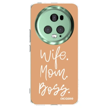 Picasee átlátszó szilikon tok az alábbi mobiltelefonokra Honor Magic5 Pro - Boss Mama