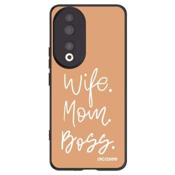 Picasee fekete szilikon tok az alábbi mobiltelefonokra Honor 90 5G - Boss Mama