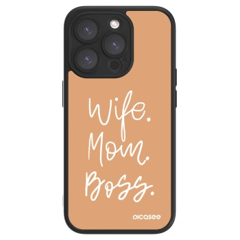 Picasee ULTIMATE CASE MagSafe Apple iPhone 15 Pro - készülékre - Boss Mama