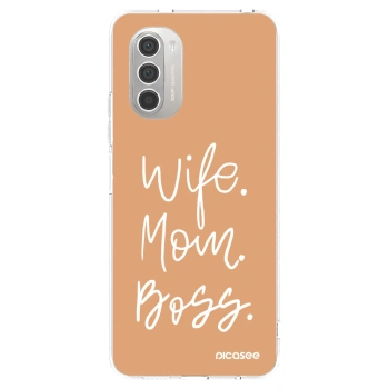 Picasee átlátszó szilikon tok az alábbi mobiltelefonokra Motorola Moto G51 - Boss Mama