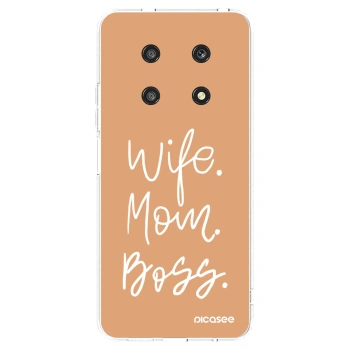 Picasee átlátszó szilikon tok az alábbi mobiltelefonokra Honor Magic4 Lite 5G - Boss Mama