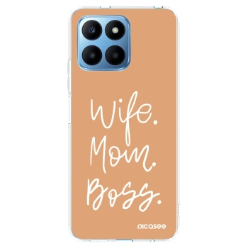 Picasee átlátszó szilikon tok az alábbi mobiltelefonokra Honor 70 Lite - Boss Mama