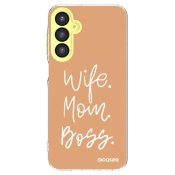 Picasee átlátszó szilikon tok az alábbi mobiltelefonokra Samsung Galaxy A25 A256B 5G - Boss Mama