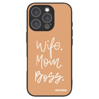Picasee ULTIMATE CASE MagSafe Apple iPhone 16 Pro - készülékre - Boss Mama