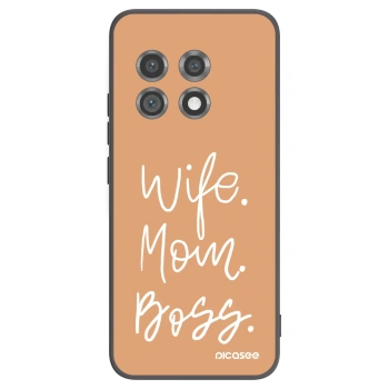 Picasee fekete szilikon tok az alábbi mobiltelefonokra OnePlus 11 5G - Boss Mama