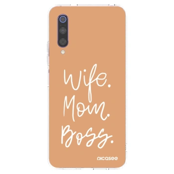Picasee átlátszó szilikon tok az alábbi mobiltelefonokra Xiaomi Mi 9 - Boss Mama