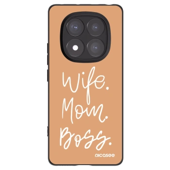 Picasee fekete szilikon tok az alábbi mobiltelefonokra Xiaomi Redmi Note 14 Pro+ 5G - Boss Mama