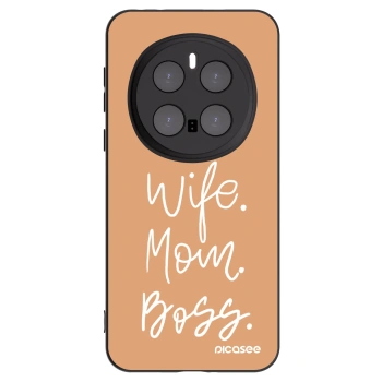 Picasee fekete szilikon tok az alábbi mobiltelefonokra Honor Magic7 Pro 5G - Boss Mama