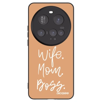 Picasee fekete szilikon tok az alábbi mobiltelefonokra Xiaomi 15 Ultra - Boss Mama