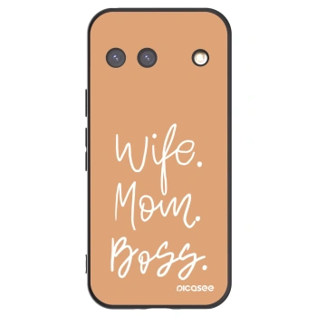 Picasee fekete szilikon tok az alábbi mobiltelefonokra Google Pixel 9 - Boss Mama