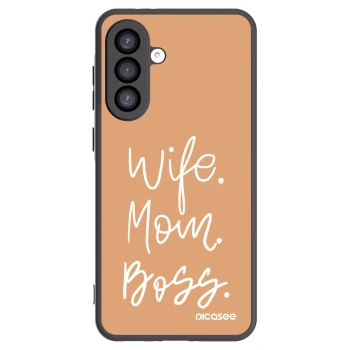 Picasee fekete szilikon tok az alábbi mobiltelefonokra Samsung Galaxy A26 5G A266B - Boss Mama