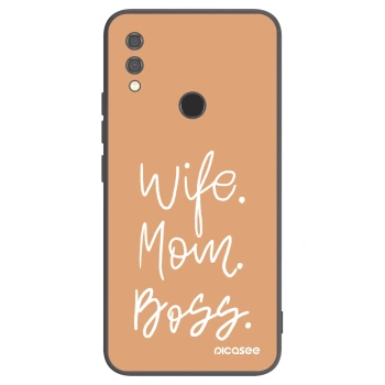 Picasee fekete szilikon tok az alábbi mobiltelefonokra Xiaomi Redmi Note 7 - Boss Mama