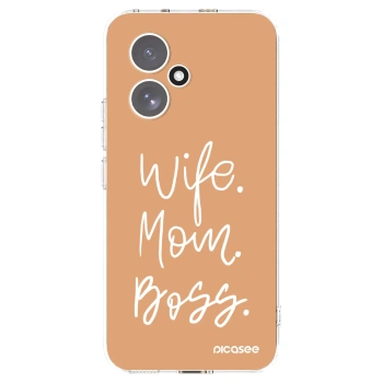 Picasee átlátszó szilikon tok az alábbi mobiltelefonokra Honor 400 5G - Boss Mama