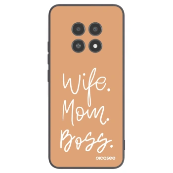 Picasee fekete szilikon tok az alábbi mobiltelefonokra Realme 12X - Boss Mama