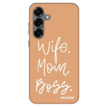 Szilikon tok erre a típusra Samsung Galaxy S25+ 5G - Boss Mama