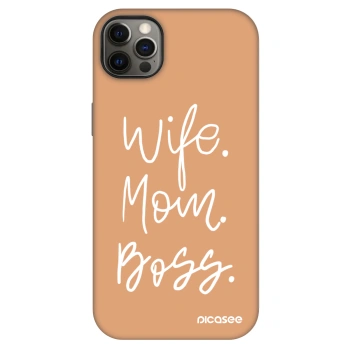 Szilikon tok erre a típusra Apple iPhone 12 Pro Max - Boss Mama