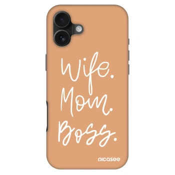 Szilikon tok erre a típusra Apple iPhone 16 Plus - Boss Mama