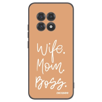 Picasee fekete szilikon tok az alábbi mobiltelefonokra OnePlus 13R 5G - Boss Mama