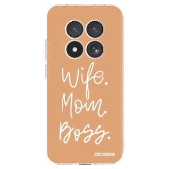 Picasee átlátszó szilikon tok az alábbi mobiltelefonokra Xiaomi Redmi Note 15 Pro 4G - Boss Mama