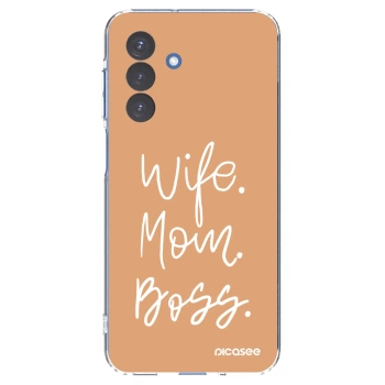 Picasee átlátszó szilikon tok az alábbi mobiltelefonokra Samsung Galaxy A17 5G - Boss Mama