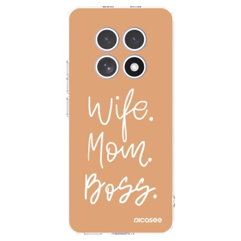 Picasee átlátszó szilikon tok az alábbi mobiltelefonokra Xiaomi Redmi Note 15 - Boss Mama