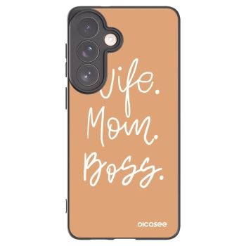 Picasee fekete szilikon tok az alábbi mobiltelefonokra Samsung Galaxy S26+ - Boss Mama