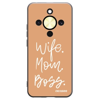 Picasee fekete szilikon tok az alábbi mobiltelefonokra Honor Magic8 Lite 5G - Boss Mama
