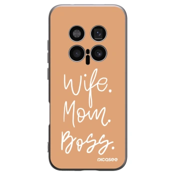 Picasee fekete szilikon tok az alábbi mobiltelefonokra Honor Magic8 Pro 5G - Boss Mama